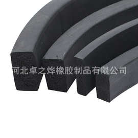 EPDM橡胶海绵条三元乙丙发泡方条多规格电机柜箱船防水防撞密封条