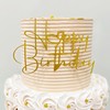 Cross -border INS Wind Birthday Happy Cake side Ak clan decoration birthday happy acrylic butterfly cake