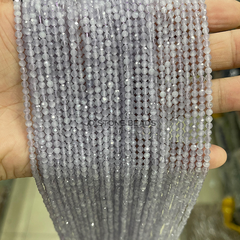 Light purple cat eye stone
