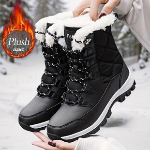 N 60481 Winter High Top Fleece Snow Boots �����ߎ���ѥ