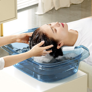 Household lie-flat shampoo basin for the elderly and patients in bed care for pregnant women, puerpera, puerpera, shampooing hair on bed