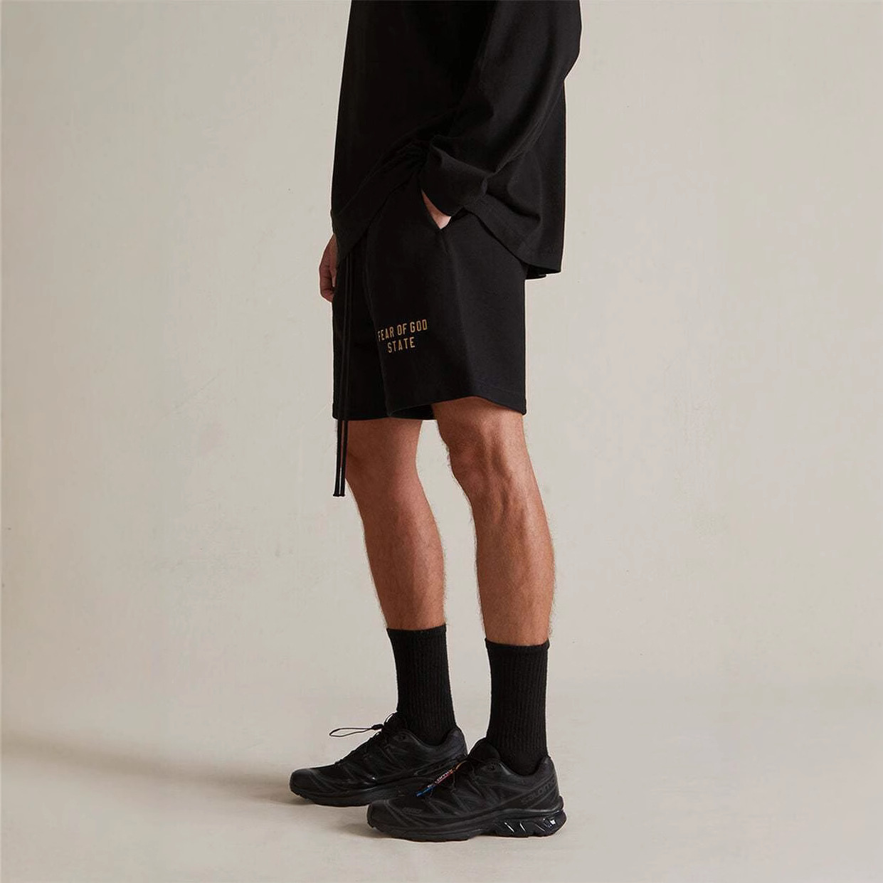 2024fw pantalones cortos impresos essentiales Cross - Border shorts