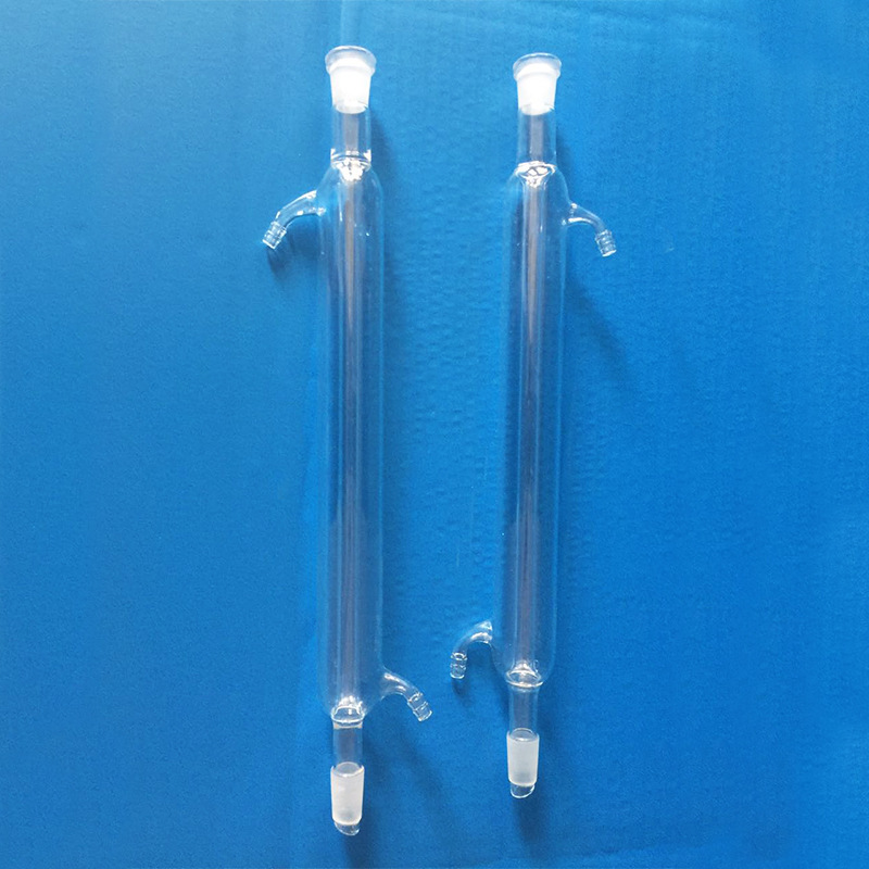 直形冷却器球形冷凝管高硼硅冷凝管玻璃蛇形冷却器实验蒸馏冷凝器