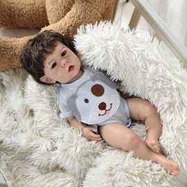 50厘米仿真娃娃Maddie 手工精致彩绘 高端娃娃 跨境货源一件代发