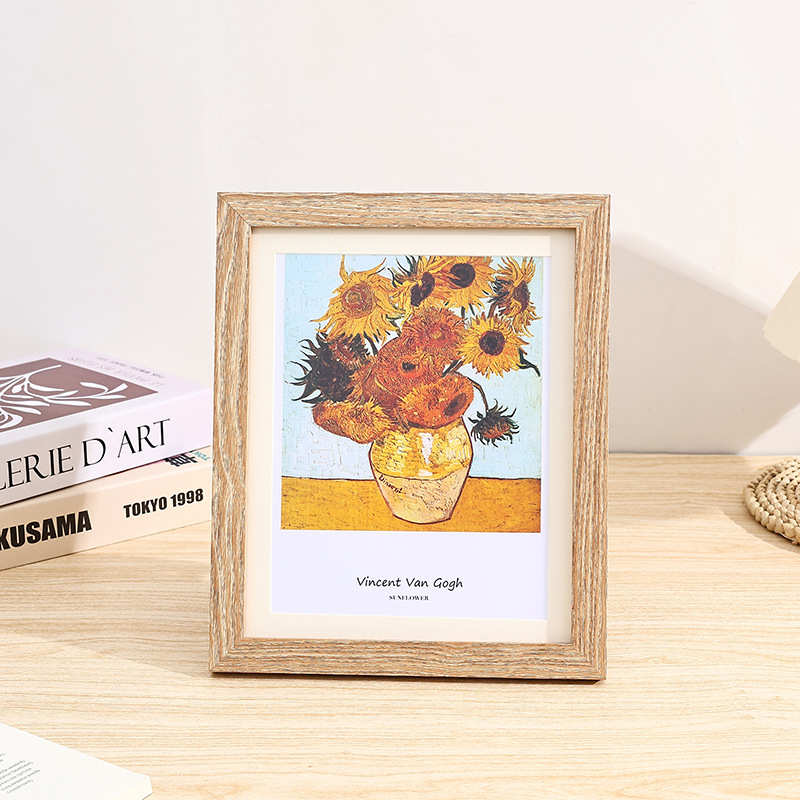 Light wood color / 5inch (8.9x12.7)cm