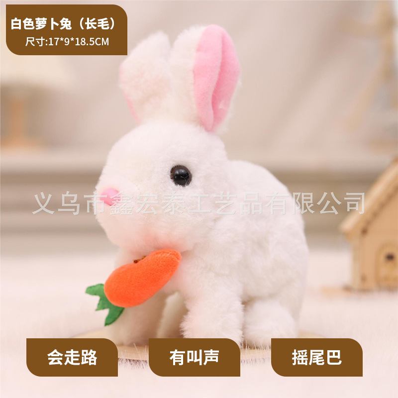 Conejo de rábano blanco (Peludo largo)