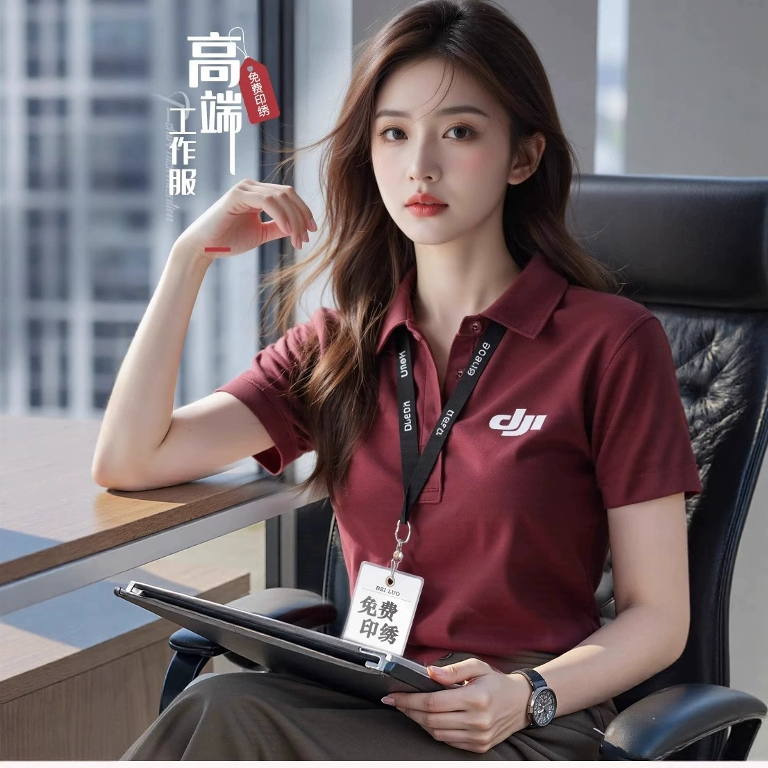 Элитная поло-футболка на заказ, короткий рукав, с логотипом, корпоративная, деловая, летняя, красная футболка Ancora, рабочая одежда CBD