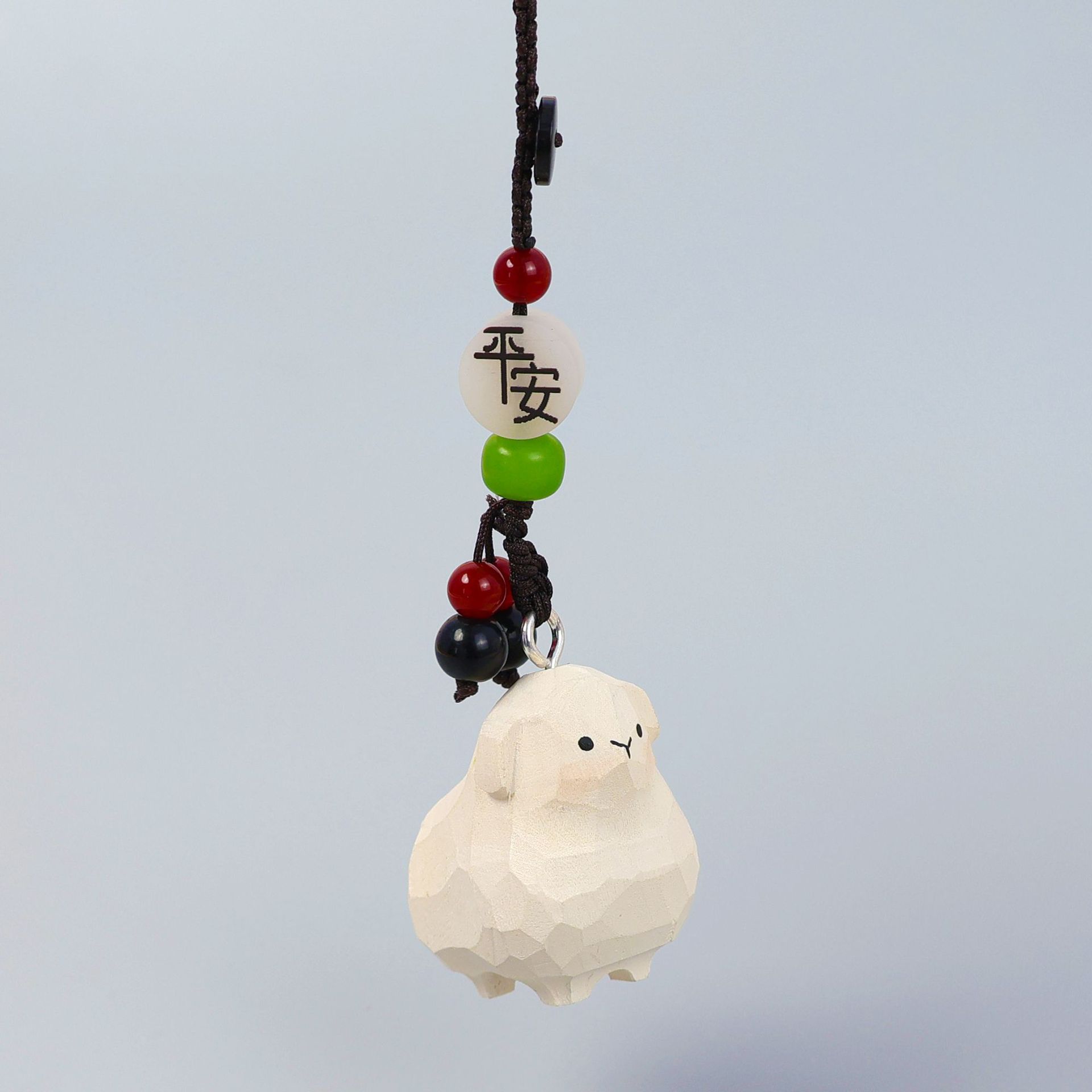 나무 조각 양-핑 버클