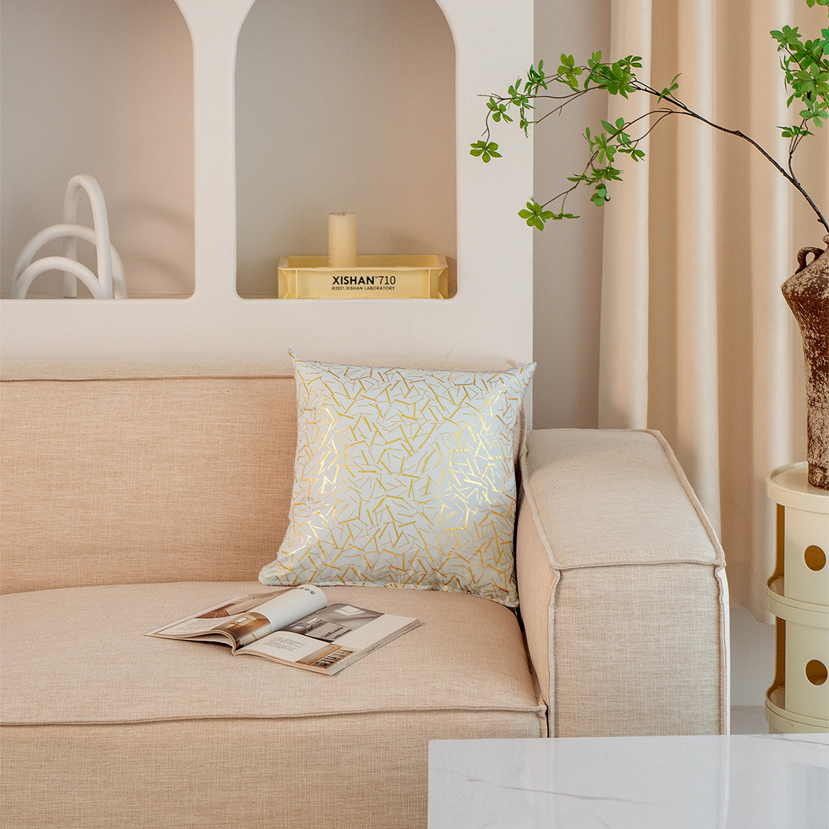 SHEIN Cross-border Hot Sale Pillow Cover Nordicins simple sofá de oficina Pillow Cover sin núcleo de almohada