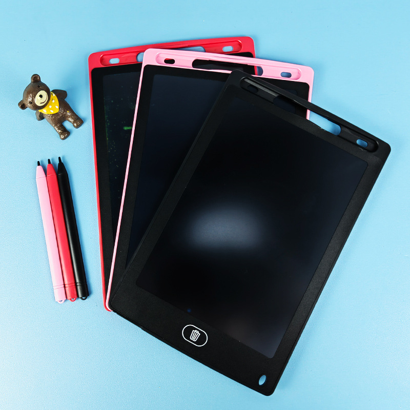Pizarra LCD para escribir, pizarra de graffiti para niños, pizarra pequeña, pizarra de dibujo con pantalla LCD, pizarra de escritura con borrado de pantalla con un solo clic, borrable