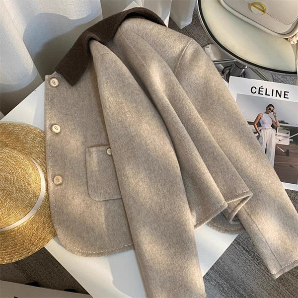 Elegant autumn fashionable retro jacket