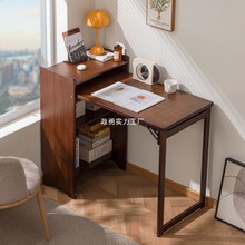 可折疊電腦桌家用台式書桌簡易辦公桌子卧室工作台簡約學習寫字桌