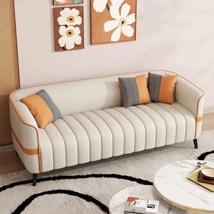 Living Room Simple Modern Living Room Small Apartment Sofa Double Three-Person Rental Room Clothing Store Negotiation Area Reception Sofa