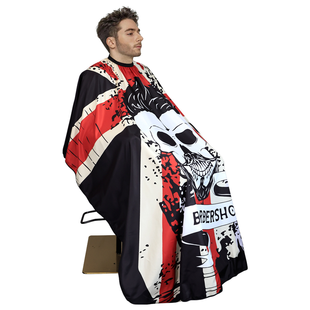 Capa de peluquería Amazon, delantal anti-rotura de cabello, delantal antiestático para corte de cabello, capa personalizable con logotipo, suministros de peluquería