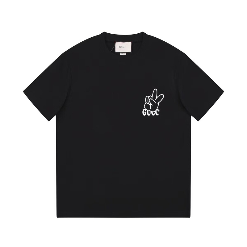クロスボーダーハイエンド古GUハイバージョン25SS新作楽しいピーターラビットシリーズプリント半袖Tシャツカップルスタイル|undefined