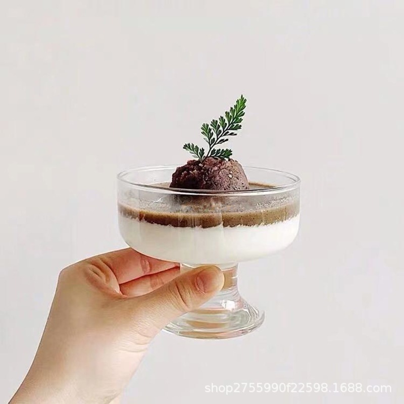 ONDO same glass yogurt cup tall dessert cup Korean ins minimal ice…