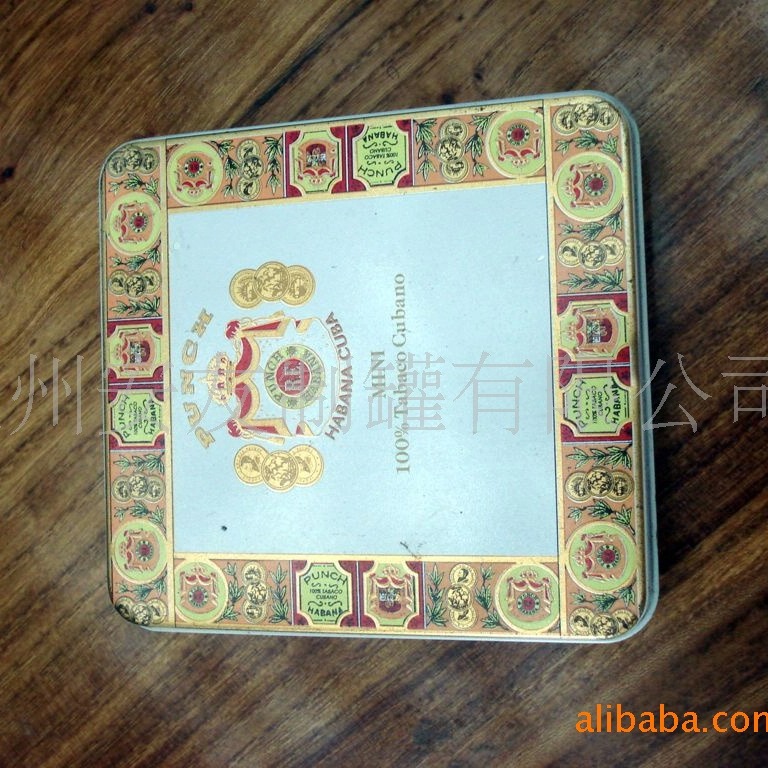 实力工厂定 做马口铁包装盒创意金属糕点盒方形食品饼干铁盒礼盒