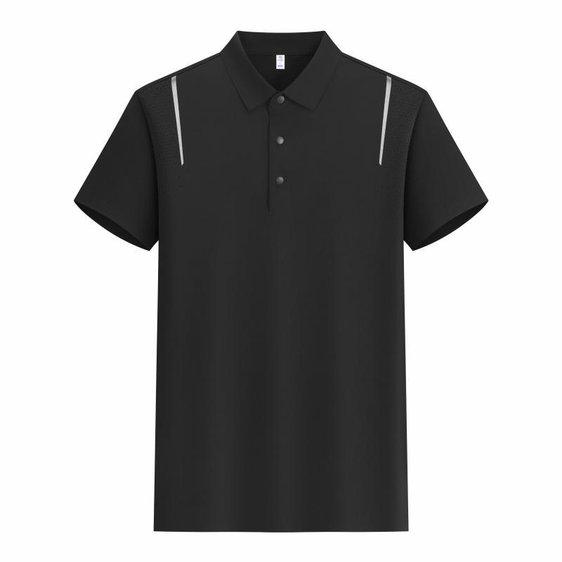 170G secado rápido camiseta polo camiseta de verano impresa logotipo de manga corta ropa de trabajo masculina y femenina ropa de grupo personalizada