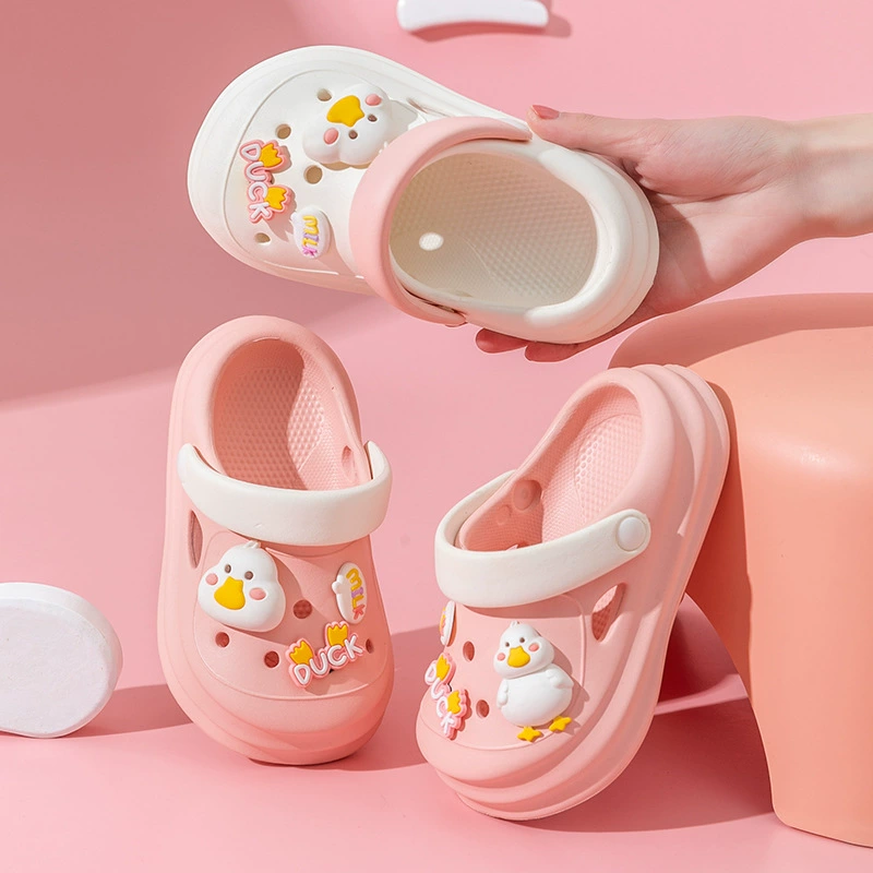 Детская пещерная обувь с животными из ЭВА, верхняя одежда с милыми мультяшными героями, сандалии, маленькие, средние и большие детские тапочки для мальчиков на мягкой подошве