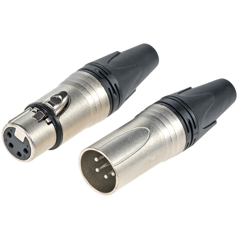 Cabeza de cañón de audio HF enchufe de alimentación iluminación de escenario pantalla micrófono XLR equilibrio image 9