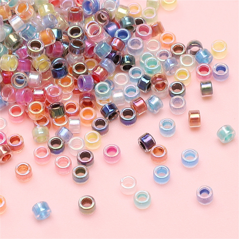 Solid Color Pattern Glass Glass Solid Color DIY Jewelry Accessories Beads
