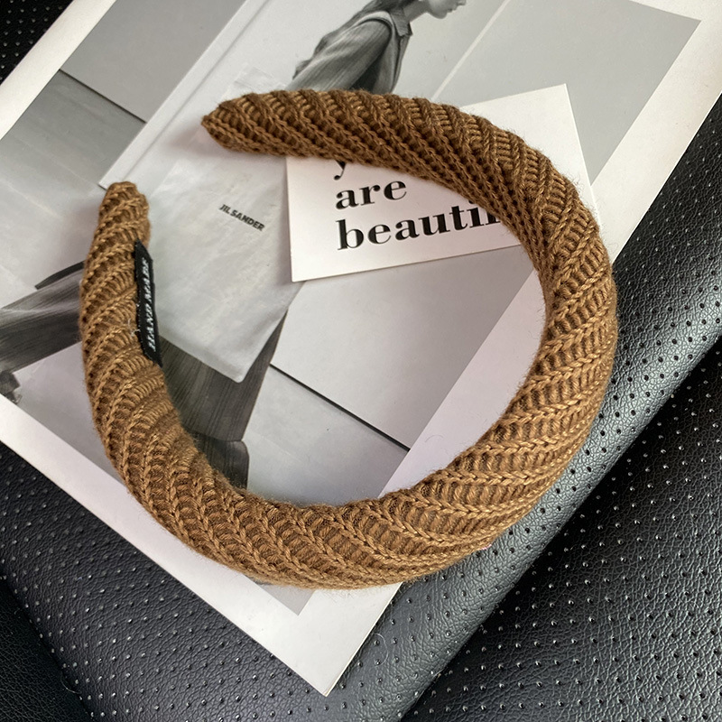 Fashion Solid Color Cloth Hair Band Hair Tie 1 Piece display picture 5