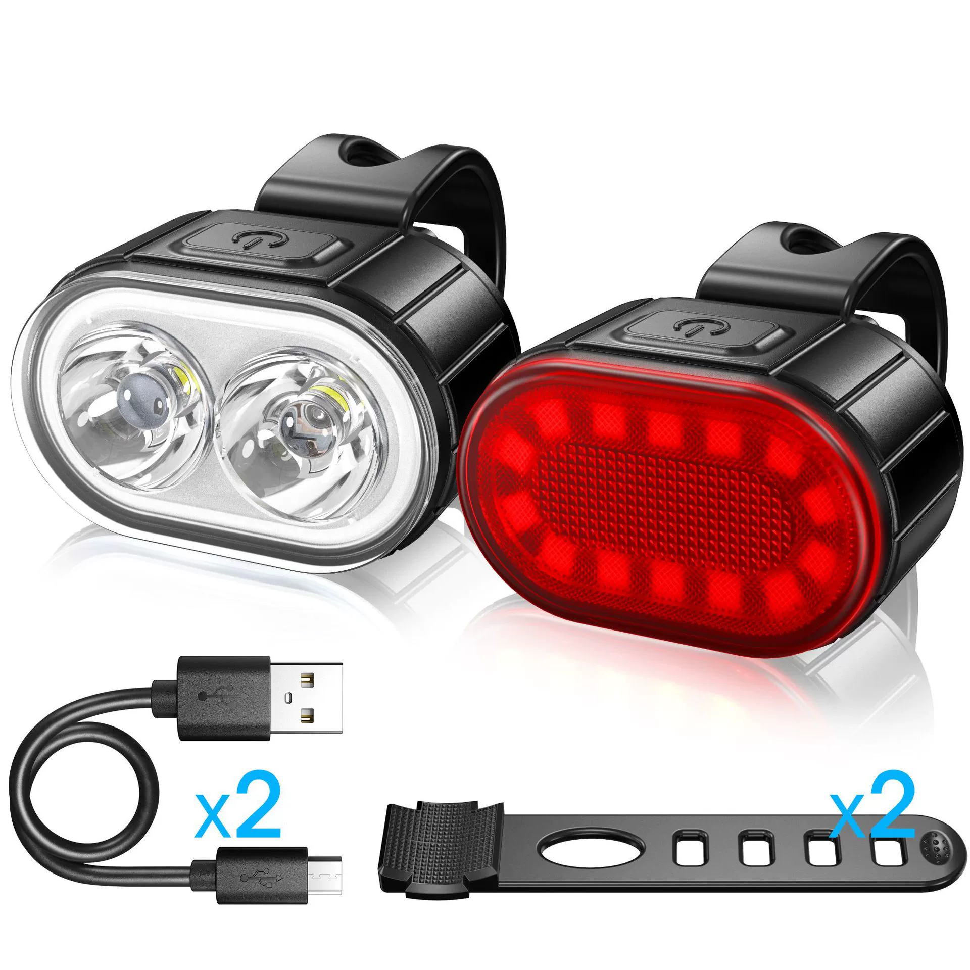 Q3 Автомобильный свет водонепроницаемый USB Перезаряжаемый велосипед передний фонарь задний фонарь Легкая установка велосипедная сигнальная лампа