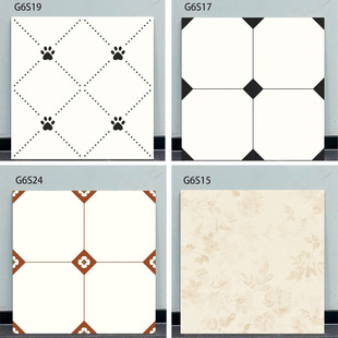 New Trendy Floral Tiles for Restaurant Balcony Bathroom Floor Tiles 600X600 French Fresh Bathroom Floral Tiles