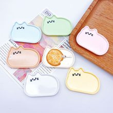 仿真卡通猫咪盘子树脂配件饰品创意DIY手工制发夹手机壳鞋扣配饰