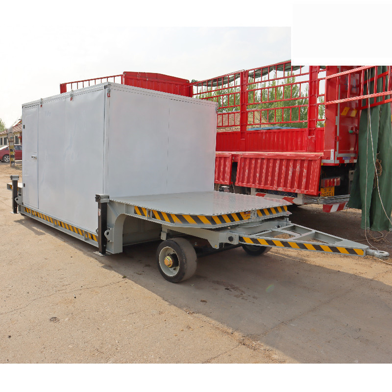 5吨平板拖车 高度板拖车 厂内中专运输挂车 转盘拖车 托盘车