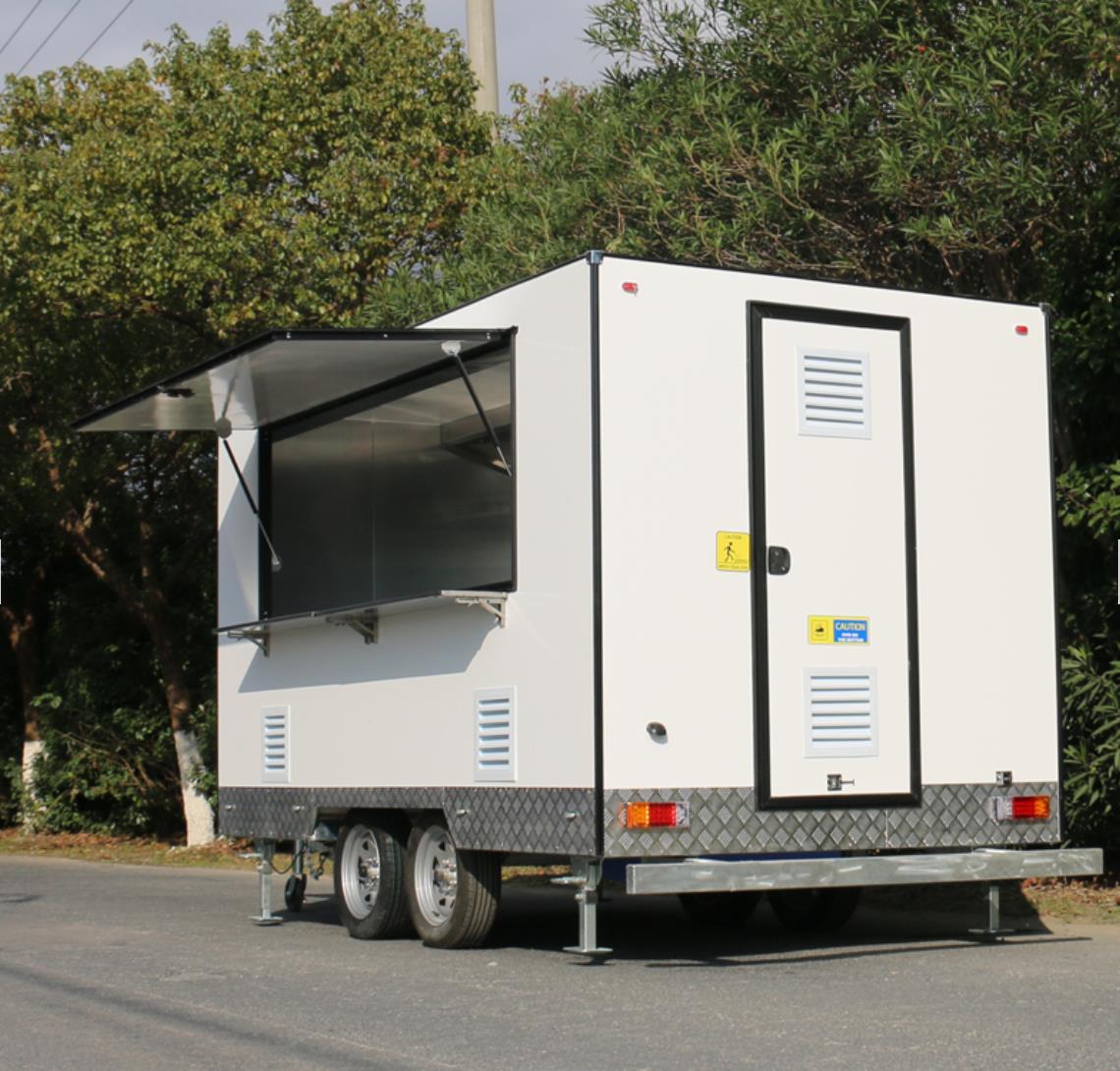 新品移动快餐车 小吃房车 外卖售货车 露营餐车 中餐移动厨房 可