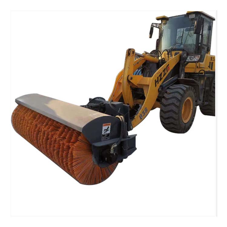 道路扫雪清扫器 滑移装载机配斜角扫地机冬季道路工程使用