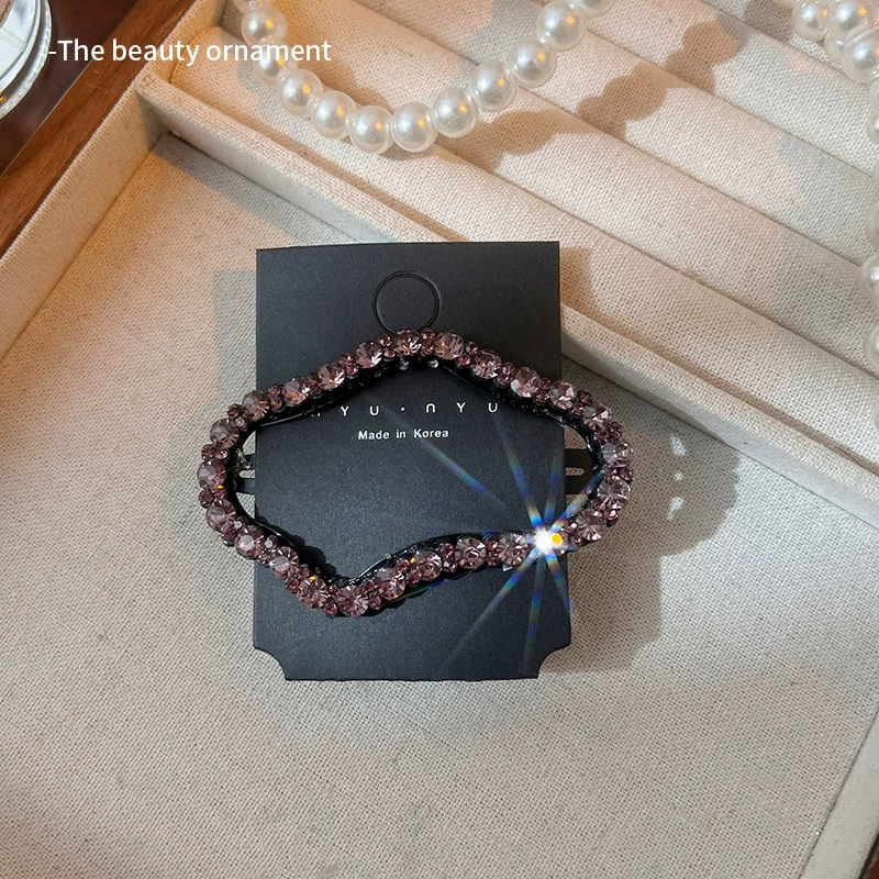 Зажим для волос BB Yun Duo, полая облачная форма, 6.8 см, легкий, assorted colors
