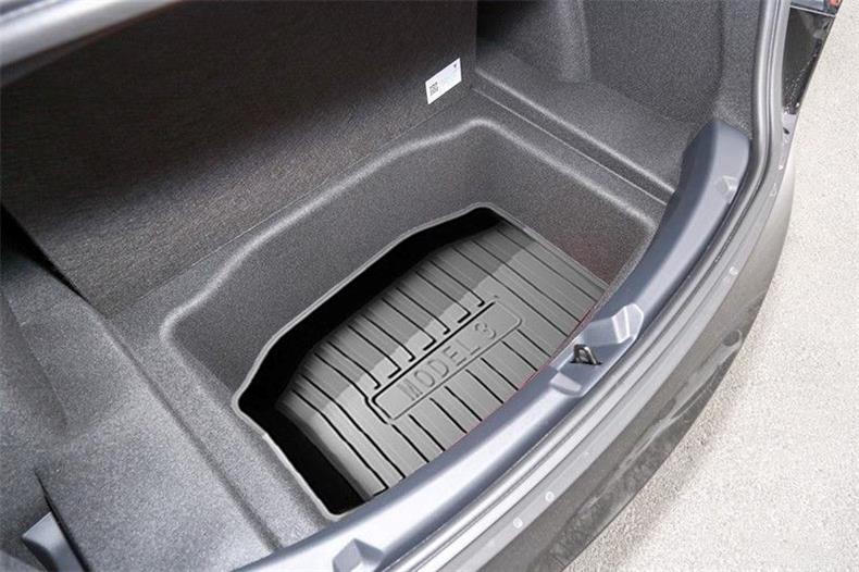 Huanxin Edition Tesla modeL Maodou 3 Accessories Special Trunk Mat tpe Car Modification Supplies Tail Mat