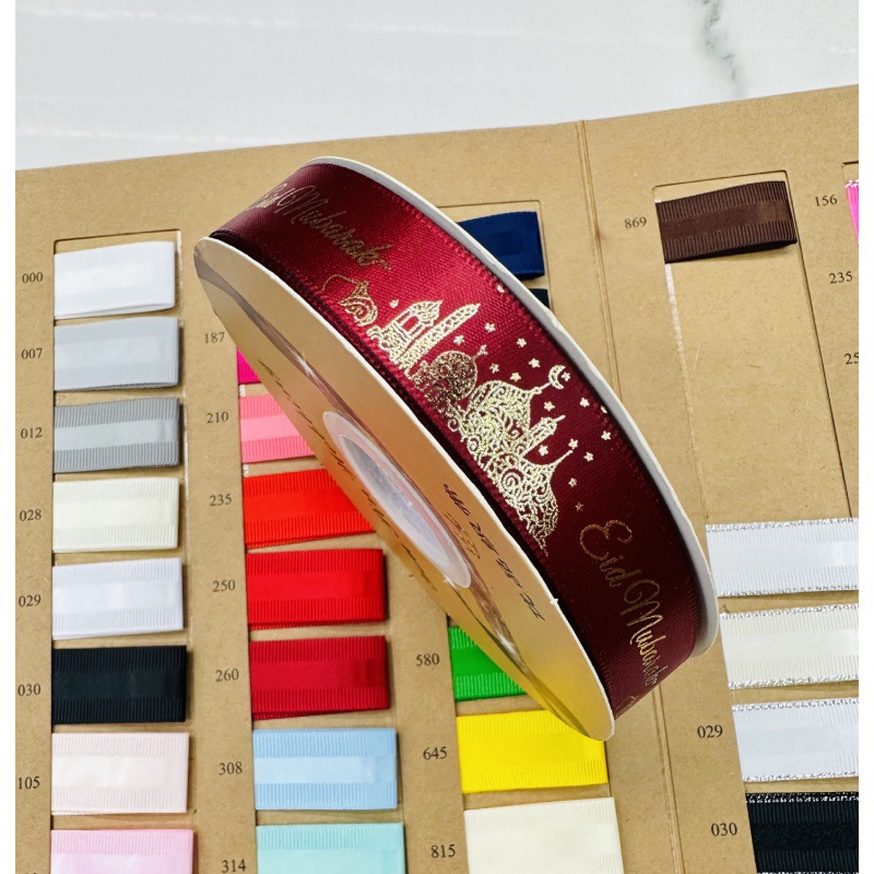 Ventas transfronterizas de castillo de fijación en caliente con decoración de vacaciones arco diy2cm de ancho fábrica de cinta directa