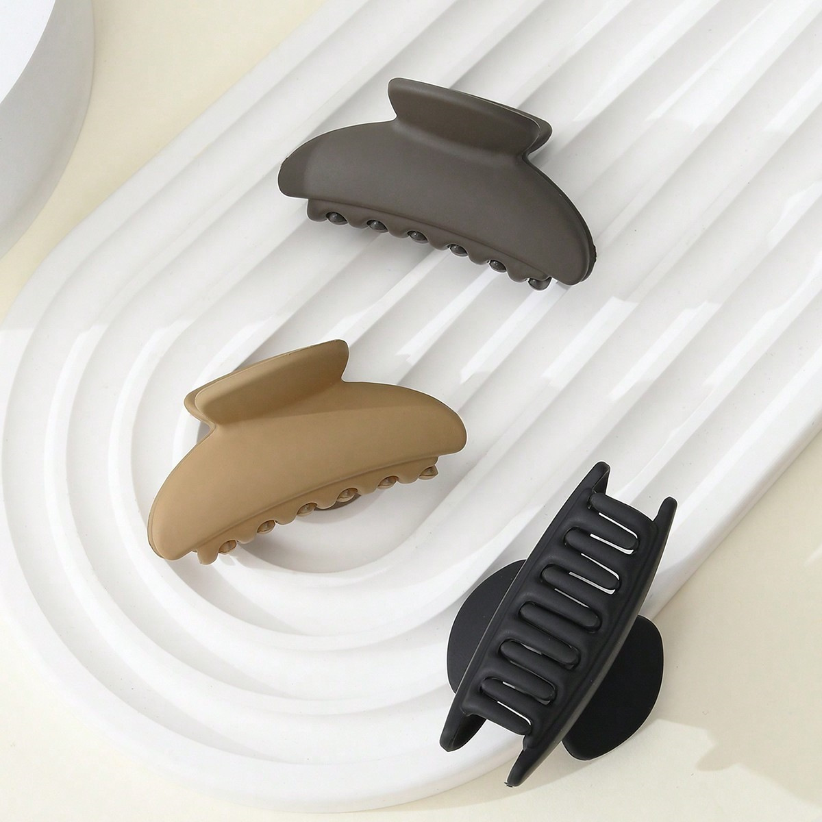 3-piezas pequeño tamaño clip helado mate niña niños mini lindo color horquilla roto pelo tiburón clip transfronterizo