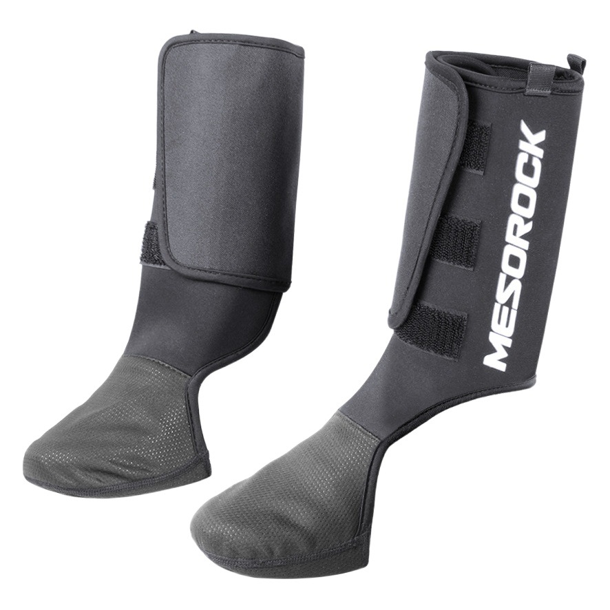 A prueba de viento cubierta de protección de tobillo motocicleta equitación esquí al aire libre forrado de lana cubierta de pie a prueba de frío protección de tobillo invierno cubierta de protección de pierna caliente