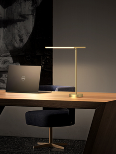 All Copper Living Room Table Lamp Nordic Lamps Desk Bedroom Modern Light Luxury Simple Study Adjustable Rocker Desk Lamp