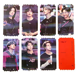 BTS ON:E DVD laser ticket stub card