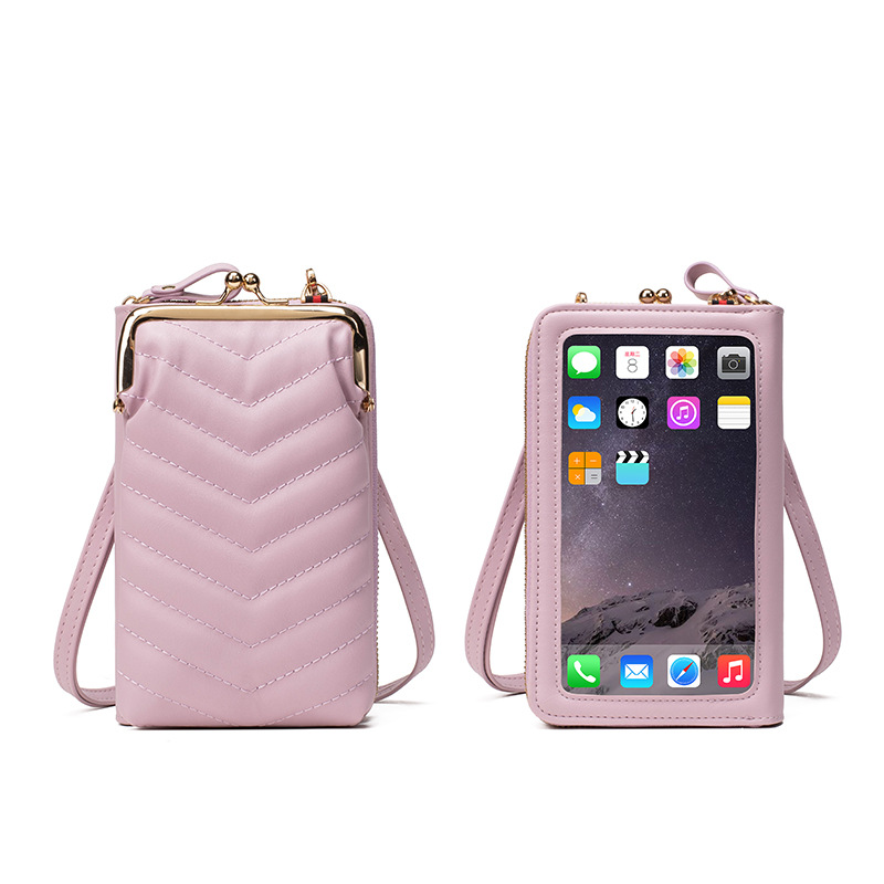 Bolso para teléfono móvil para mujer, bandolera, monedero, funda para teléfono TikTok, bolso portátil, mini bolso vertical, para viajes informales.