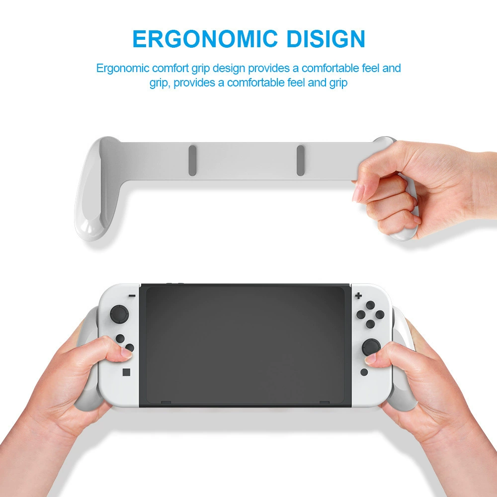 Switch OLED console grip SwitchOLED game controller handle with game card storage design