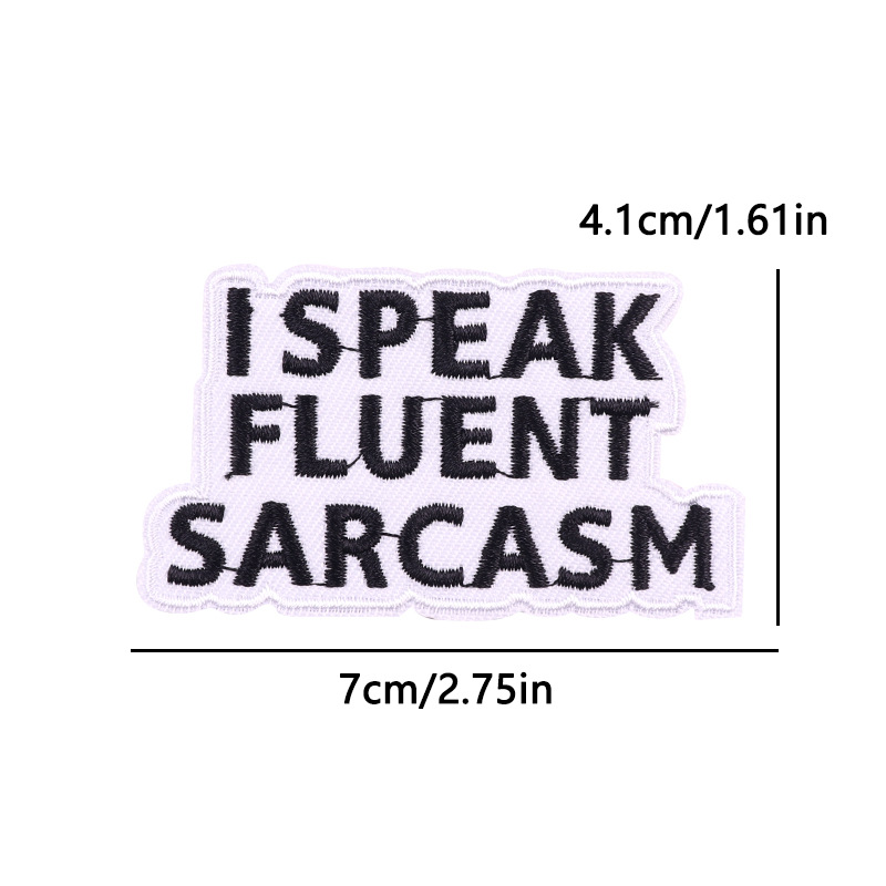 7g Weight Clothing Sticker Patches Classification 1 Piece Quantity Embroidery thread Material Letter Pattern Simple Style, Classic Style Style 1 Piece Simple Style Classic Style Letter Embroidery Thread Clothing Sticker Patches 7