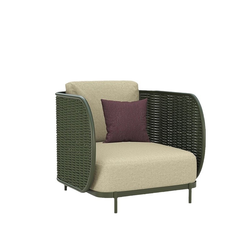 Combinación de sofá al aire libre patio al aire libre villa al aire libre sala de estar hotel famoso hotel club de ocio terraza sofá de caña