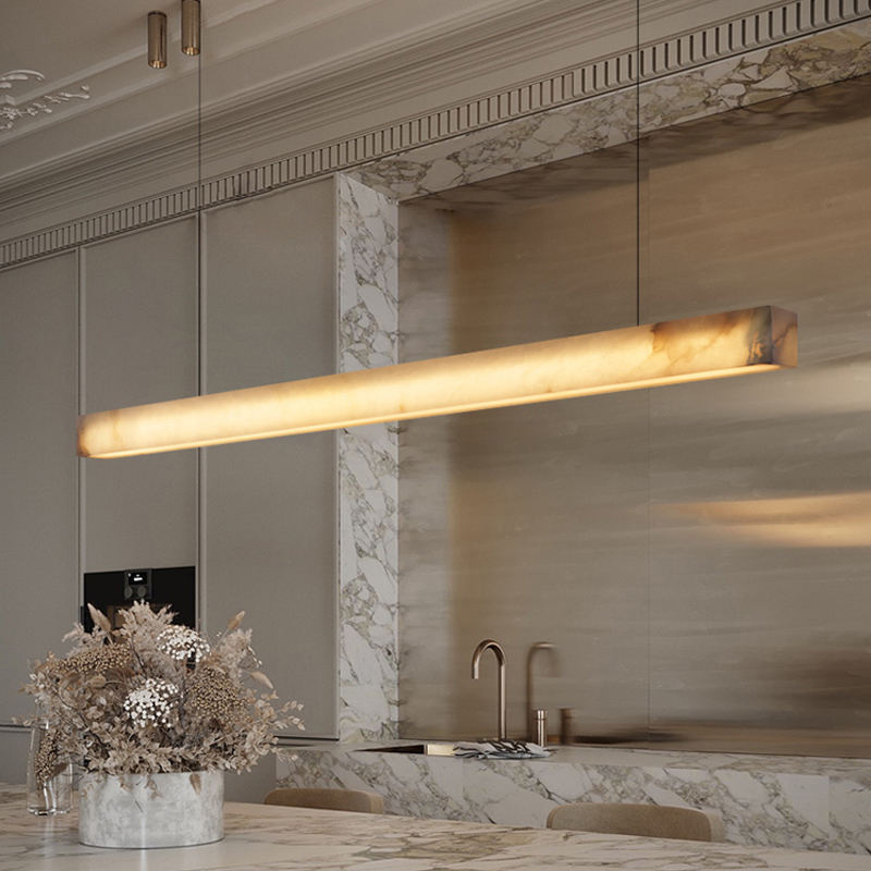 Ready Stock Can Be Shipped Within 24 Hours for Restaurants, Kitchens, Bars, Restaurants, Home Simple Decorative Chandeliers, Cafes, Marble Lamps