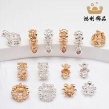 ����ɫ14K������ʯ��׸���··ͨ�ٽz�p�滨�лʹ�diy�������