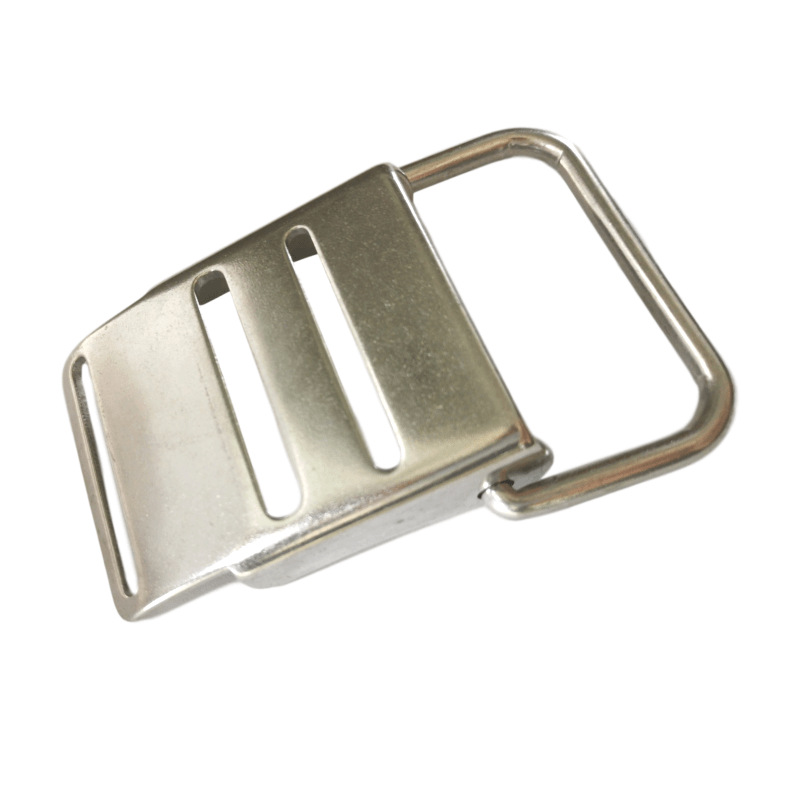 (2개) 316 스테인레스 스틸 벨트 버클 플레이트 스탬핑 버클 다이빙 산소 실린더 고정 버클 다이빙 세트 액세서리