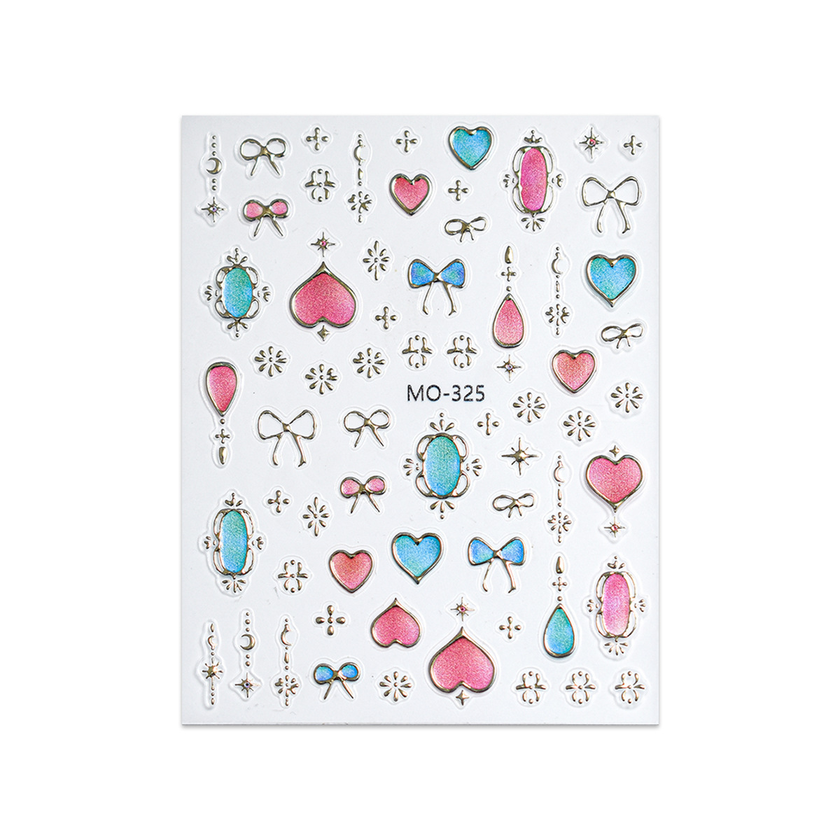 Nuevas pegatinas en relieve de estilo barroco para uñas