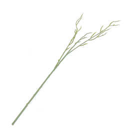 仿真花枝欧式软装67cm三叉支仿真人造花叶成品装饰花束枝干批发