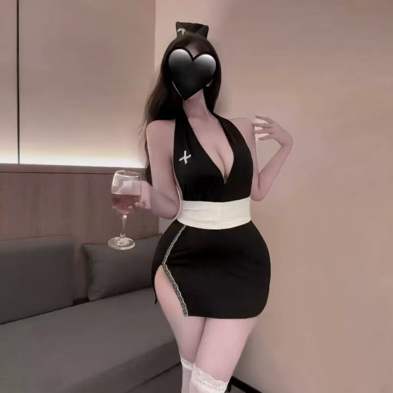 Mucheng Pure Desire Private Nurse Breast Exposing Sexy Hip Skirt Role Play Flirting Sexy Pajamas Sexy Underwear