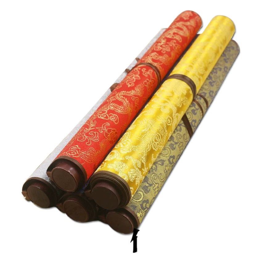 Ткань для письма с водой Парча Mig Удлиненная ткань для письма с имитацией воды Практика письма Ткань для письма с водой Прокрутка большого размера